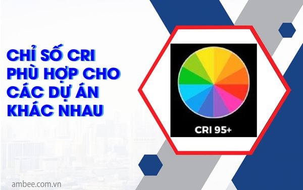 CHỈ SỐ CRI PHÙ HỢP CHO CÁC DỰ ÁN KHÁC NHAU