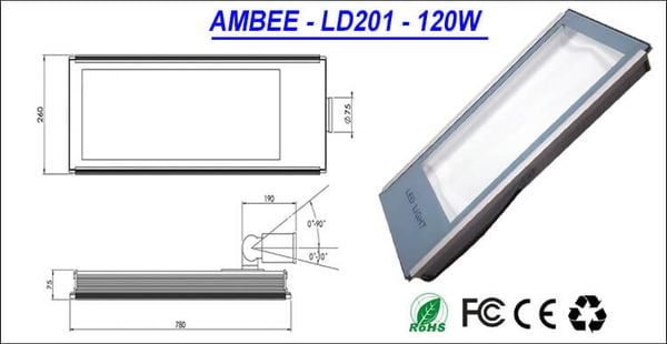 đèn đường led ld201