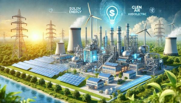 CHUYỂN ĐỔI NĂNG LƯỢNG XANH: TƯƠNG LAI NĂNG LƯỢNG BỀN VỮNG CHO NHÀ MÁY SẢN XUẤT.