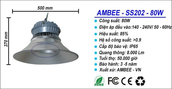 đèn led nhà xưởng