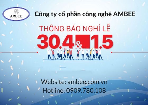 AMBEE thông báo lịch nghỉ lễ