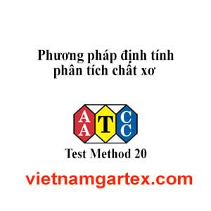 AATCC TM20 Phân tích chất xơ: Định tính