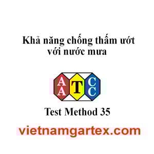 AATCC TM35 Chống thấm ướt với nước mưa