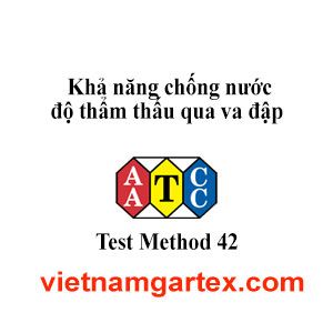 AATCC TM42 Khả năng chống nước, độ thẩm thấu qua va đập