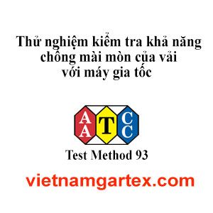 AATCC TM93 Kiểm tra khả năng chống mài mòn của vải với máy gia tốc