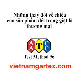 AATCC TM96 Những thay đổi về chiều của sản phẩm dệt trong giặt là thương mại