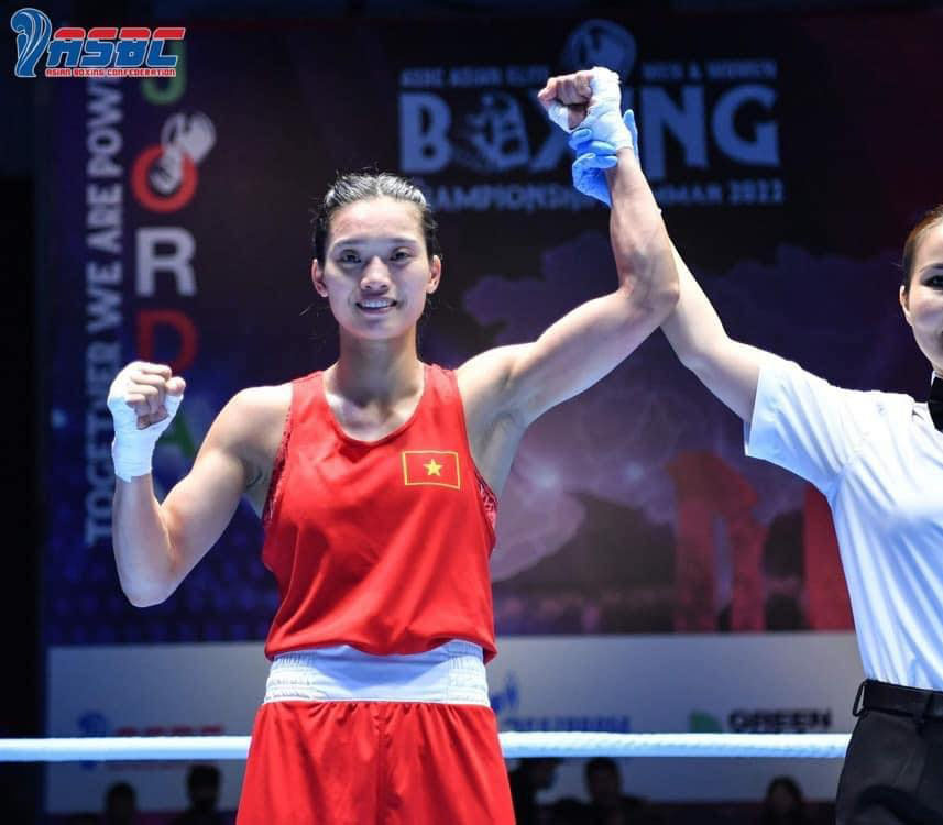 Đánh bại võ sĩ Hàn Quốc, Nguyễn Thị Tâm tiến vào chung kết giải Vô địch Boxing Châu Á 2022