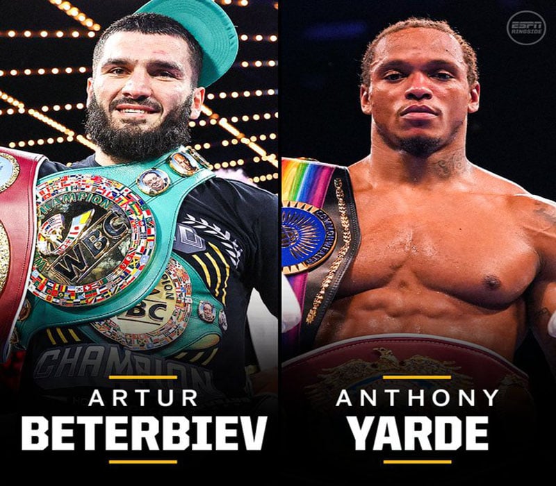 Artur Beterbiev sẽ bảo vệ đai trước Anthony Yarde vào ngày 28/1/2023