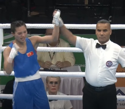 Tiếp tục thắng áp đảo, Nguyễn Thị Tâm tiến vào bán kết Giải vô địch Boxing nữ thế giới 2023