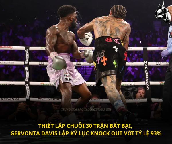Thiết lập chuỗi 30 trận bất bại, Tank Davis lập kỷ lục 93% tỷ lệ KO