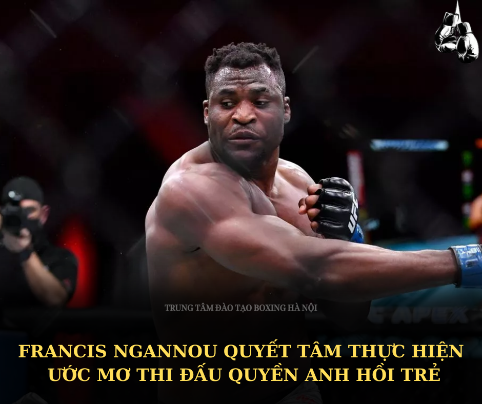 Francis Ngannou quyết tâm thực hiện ước mơ thi đấu quyền anh hồi trẻ