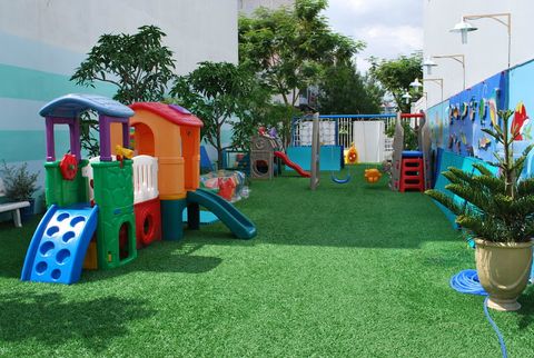 Xây dựng không gian sân chơi cho trẻ mầm non chuyên nghiệp
