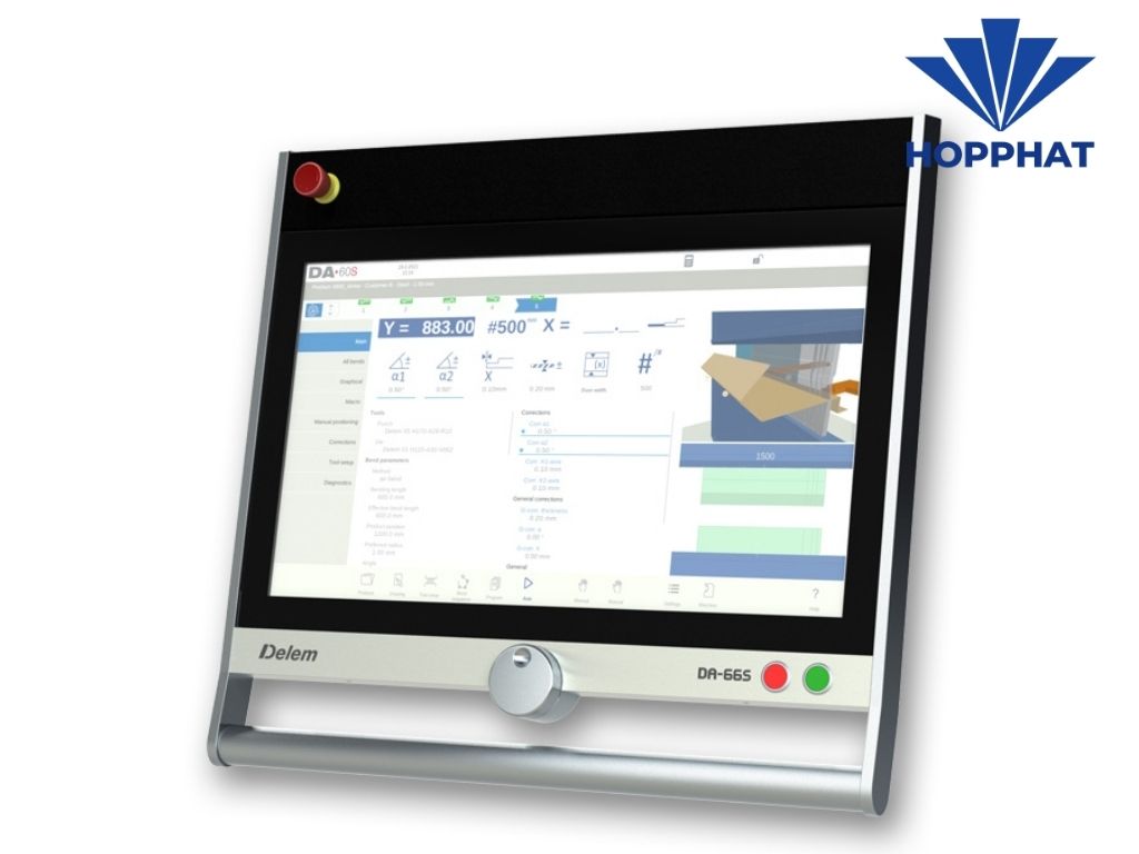 Tìm hiểu bộ điều khiển Delem DA-66S: Giải pháp cho máy chấn CNC