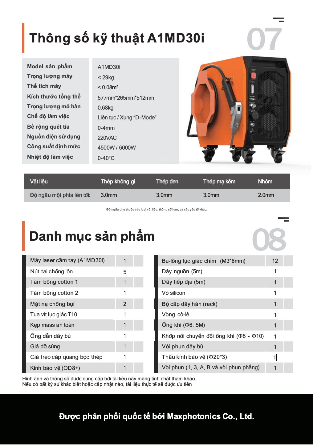 Máy hàn A1MD30I