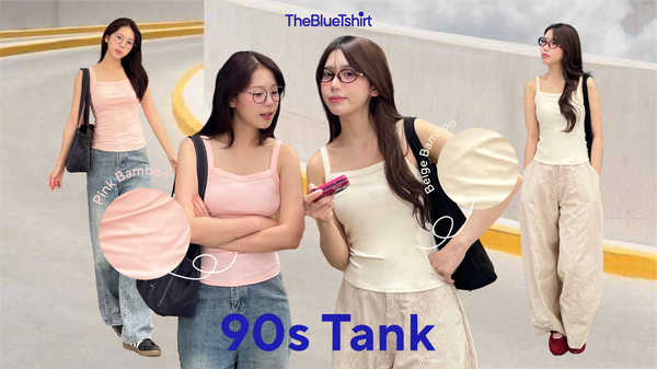 90s Tank Bamboo Cotton – Touching the 90s Spirit with Soft, Cool Natural Fabric