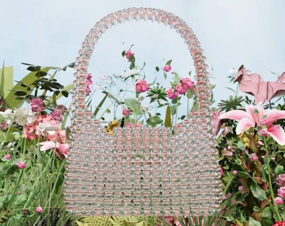 Launching Bead Bag Pink Crystal