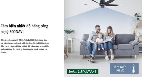 Cảm biến nhiệt độ bằng công nghệ ECONAVI