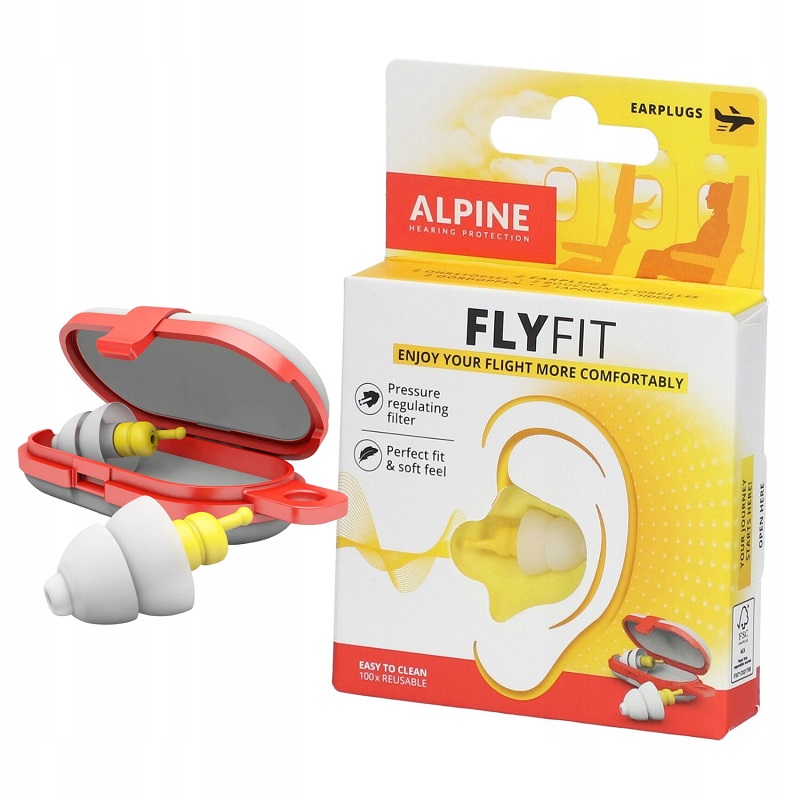 Nút bịt tai đi máy bay chống ù tai Alpine Flyfit Hà Lan
