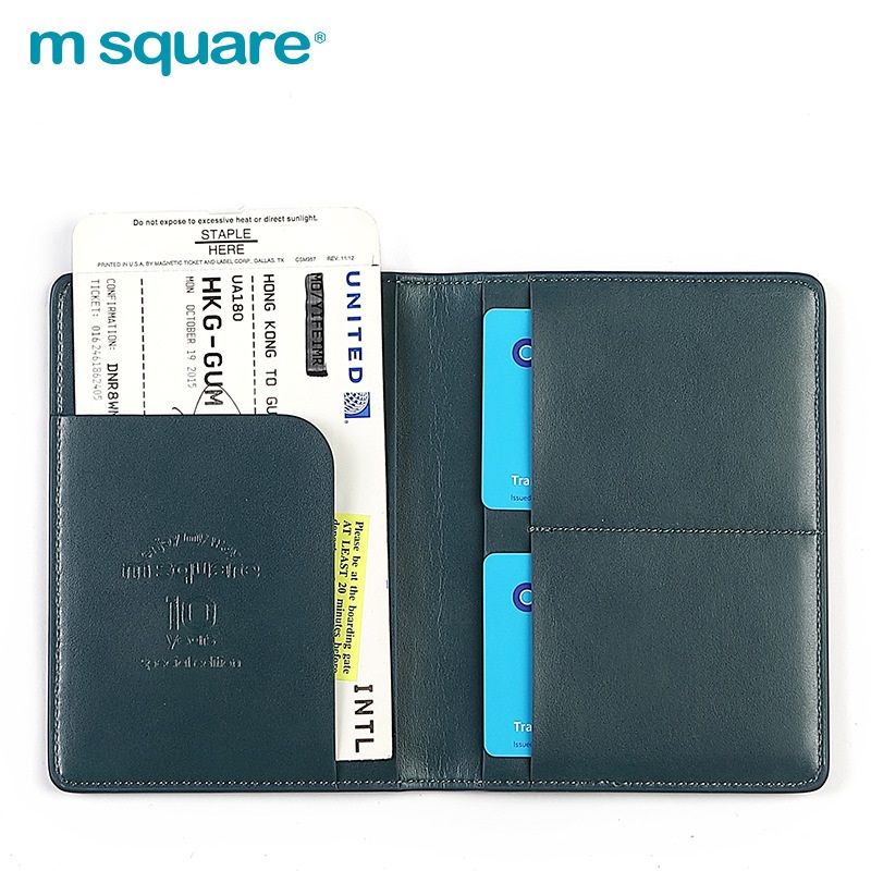 bao da đựng passport chống nước msquare elegant