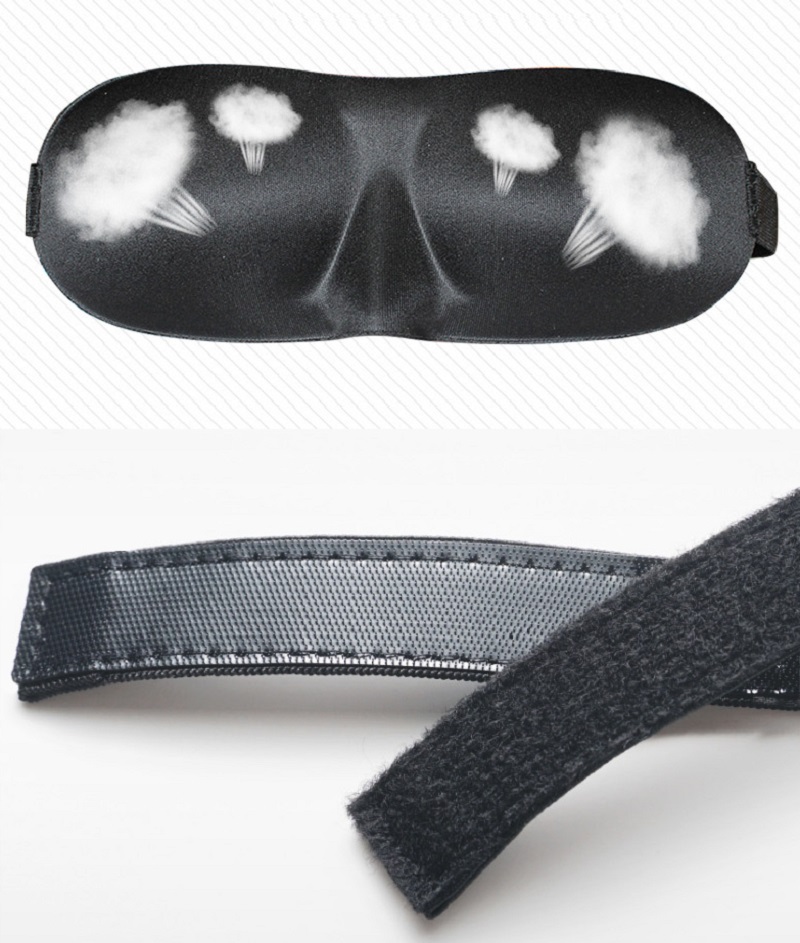 Cận cảnh thiết kế dây đeo của bịt mắt ngủ 3d Tasco Sleep Mask