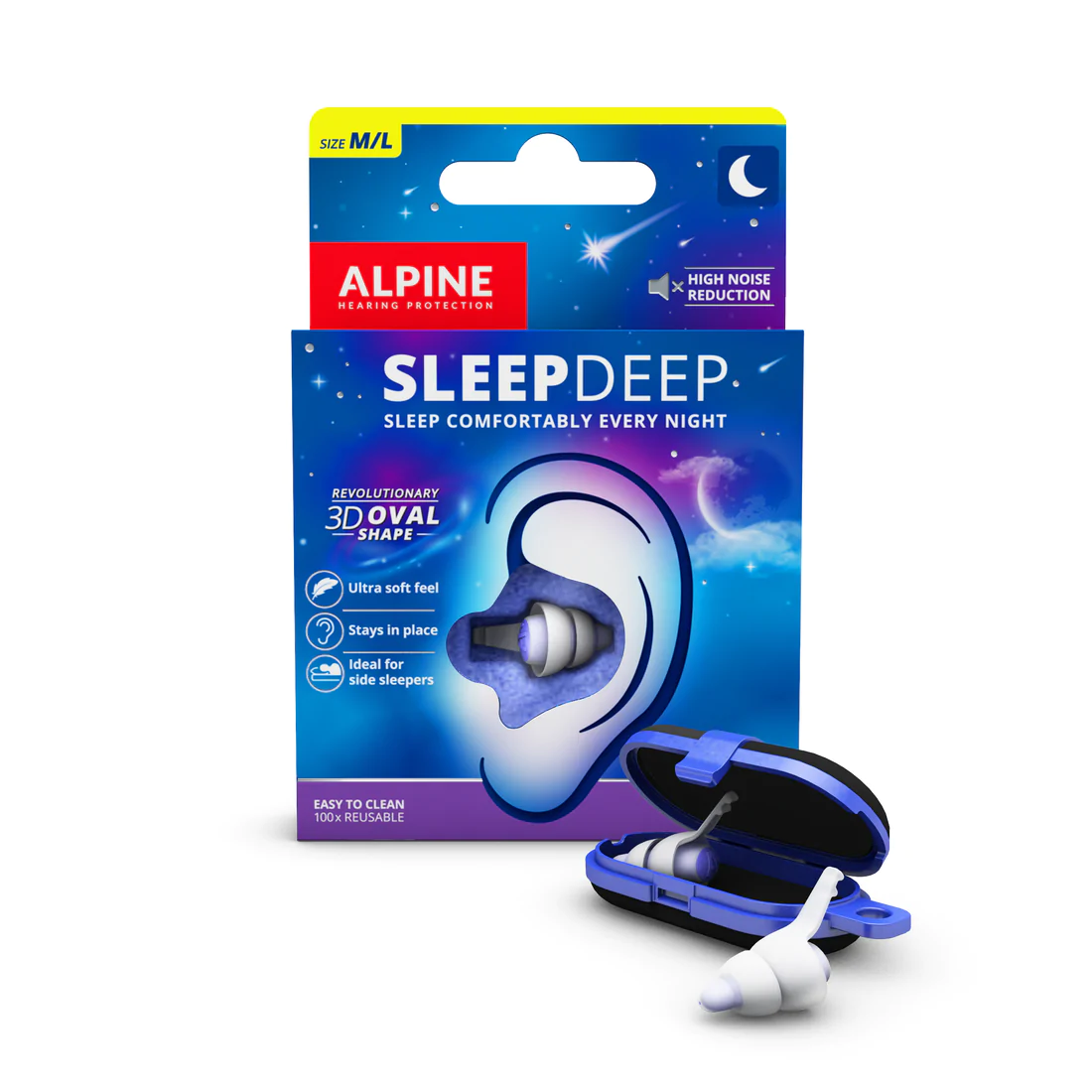 Bịt tai chống ồn cao cấp Alpine Sleep Deep Hà Lan