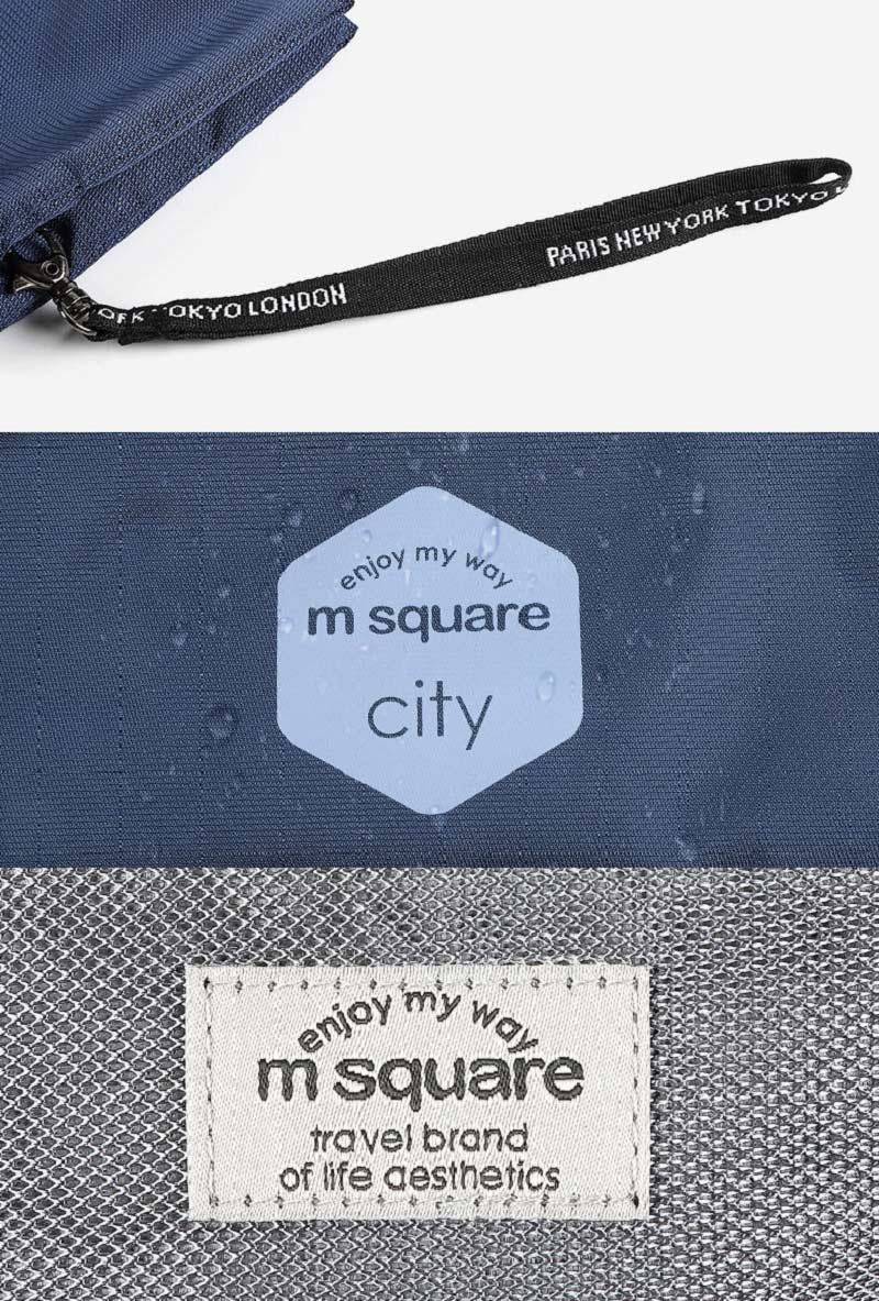 Phần vải dù của túi đựng mỹ phẩm Msquare