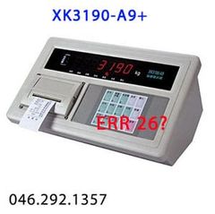 Lỗi ERR 26 đầu cân A9 (XK3190-A9+ manual)