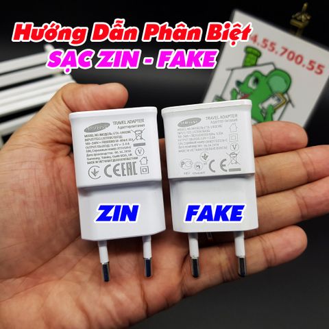 Hướng Dẫn Phân Biệt Nhanh Sạc ZIN-FAKE đơn giản nhất