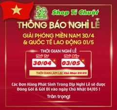 Shop TiChuot.Com Thông Báo Nghỉ Lễ ngày 30/04/2025
