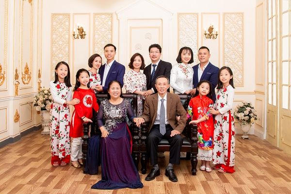 Chụp ảnh gia đình cổ điển