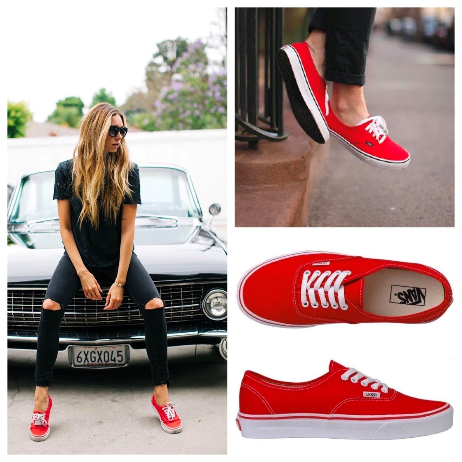 Cách phối đồ với giày thể thao đỏ giúp bạn cực thời trang và nổi bật