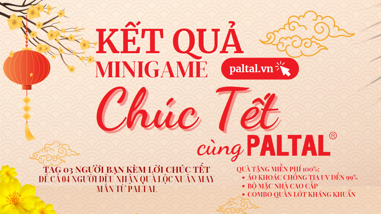 Kết quả Minigame Chúc Tết cùng PALTAL