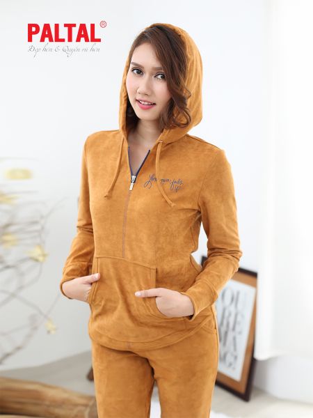 đồ bộ mặc nhà Paltal chất liệu nhung