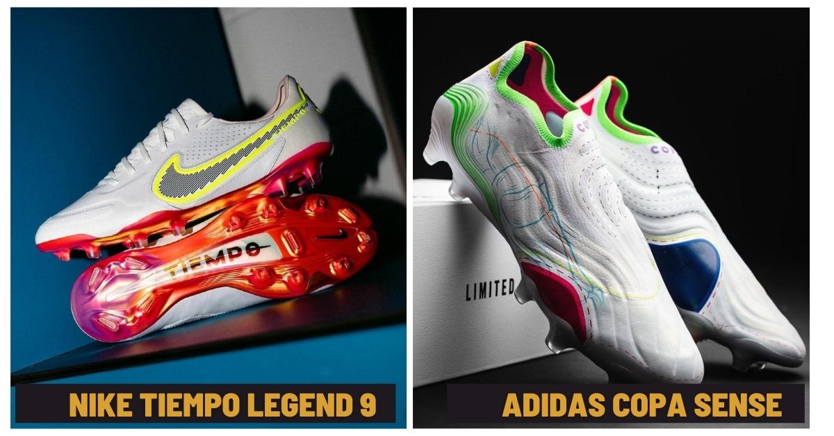 So sánh trọng lượng của giày đá banh adidas Copa sense và Nike Tiempo Legend 9