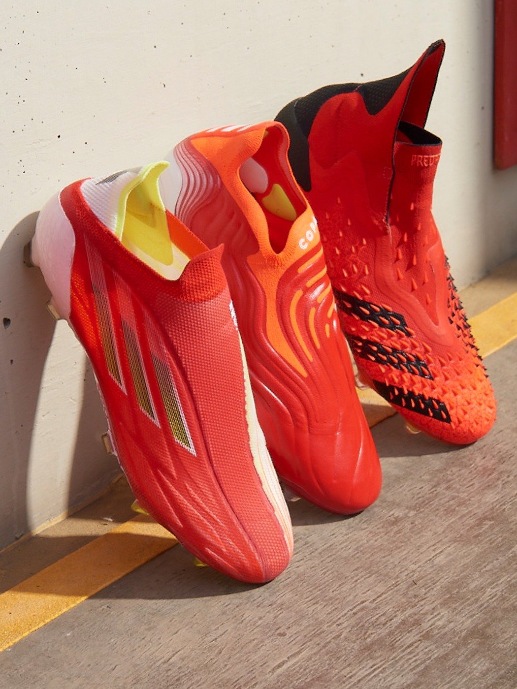 Đội hình 3 dòng giày đá bóng nổi bật của adidas