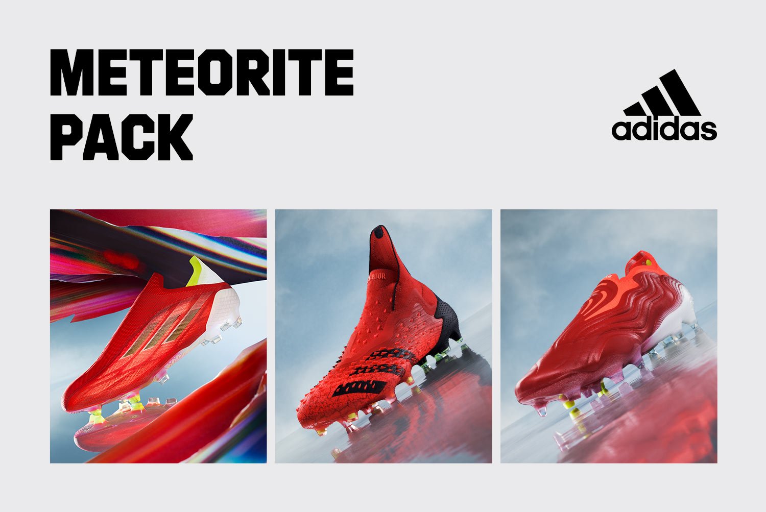 Chào đón adidas 'Meteorite' Pack - Bộ sưu tập giày đá bóng rực rỡ và quyến rũ nhất mùa hè 2021