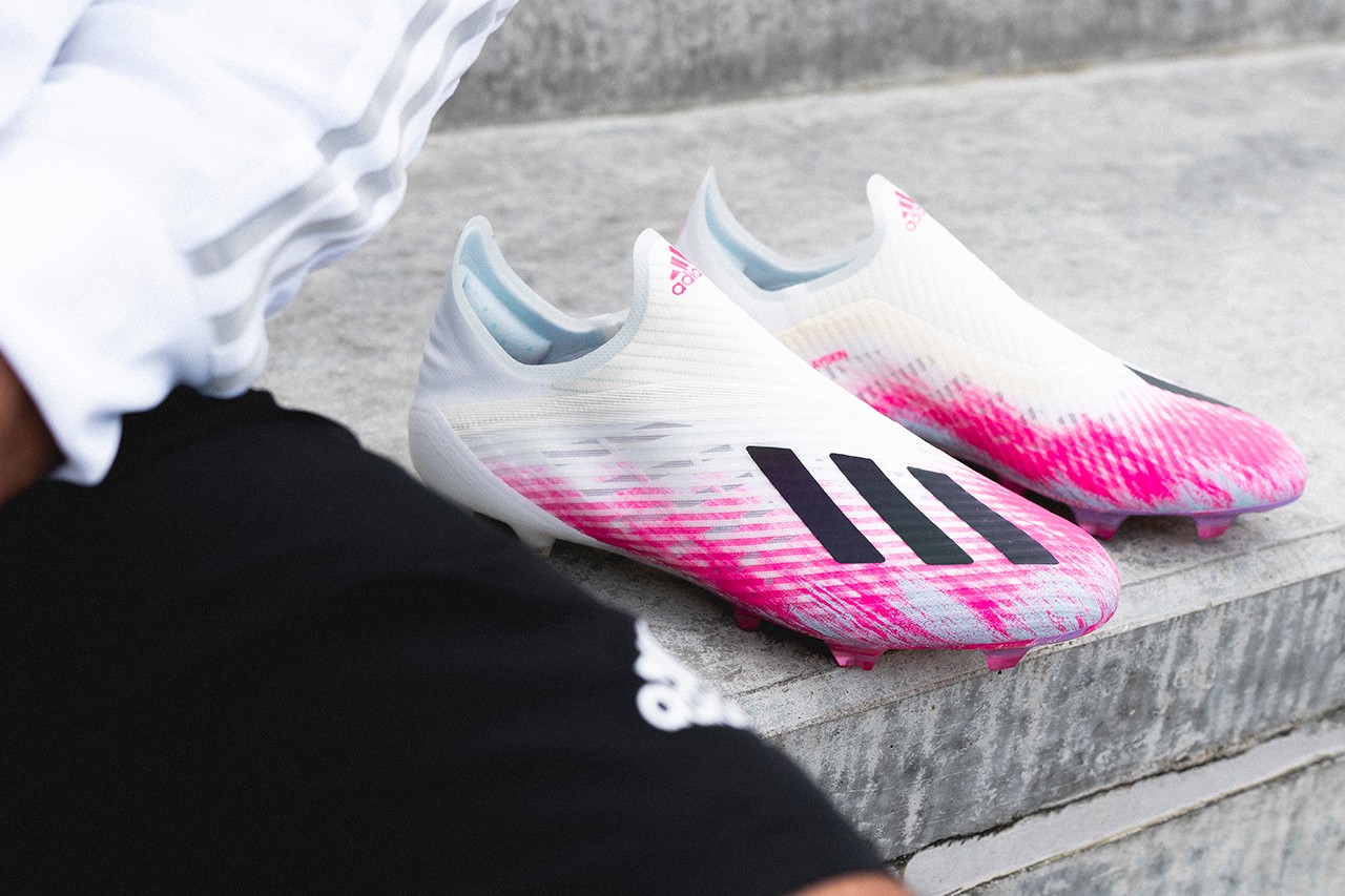 Giày đá banh Adidas X 19 ‘Uniforia’ sở hữu sắc hồng nổi bật