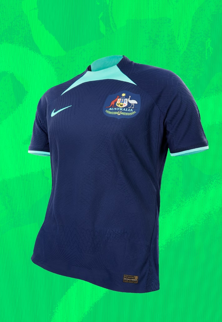 Quần áo bóng đá thi đấu World Cup 2022 của Úc