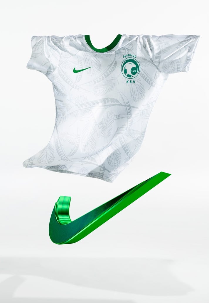 Quần áo bóng đá thi đấu World Cup 2022 của Ả Rập Xê Út