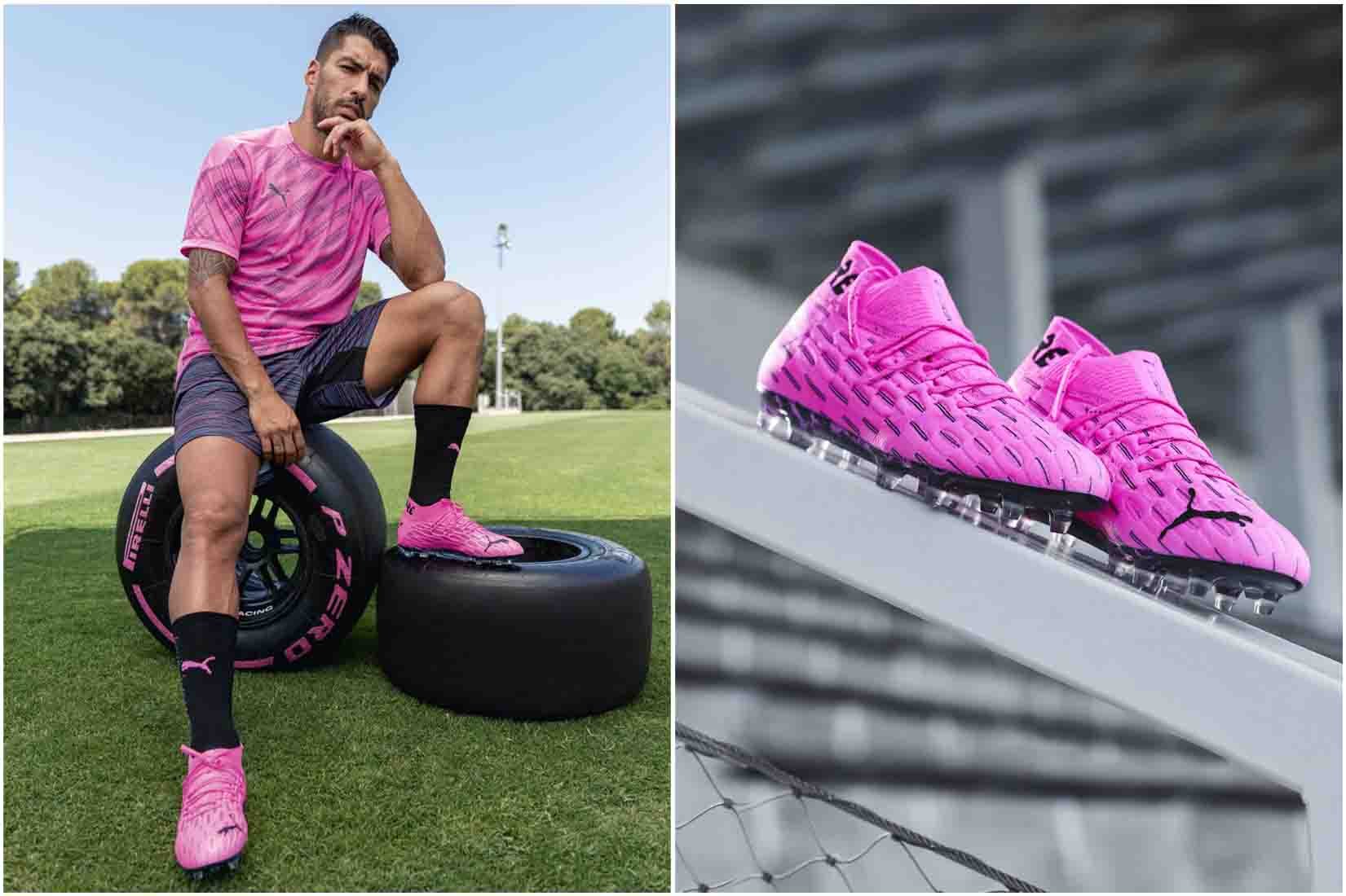 Luis Suarez mang giày đá banh Puma Future 6.1 