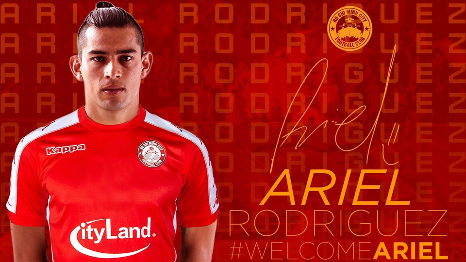 Chân sút Ariel Rodriguez từng khoác áo tuyển Costa Rica và đã thi đấu cho 2 CLB Thái Lan