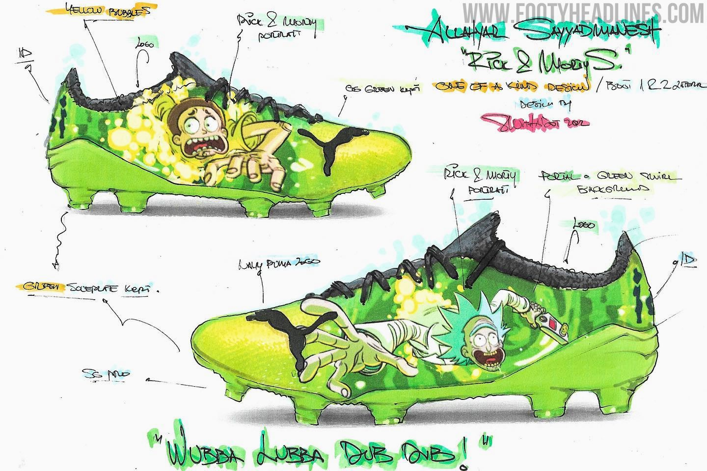 Giới thiệu giày đá banh Puma Ultra 1.3 Rick And Morty