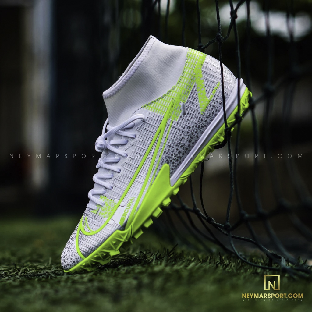 Giày đá banh Nike Mercurial Superfly 8 Academy TF Silver Safari