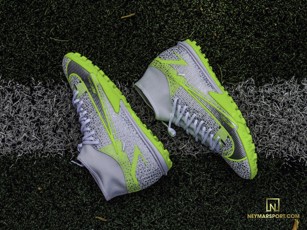 Giày đá banh Nike Mercurial Superfly 8 Academy TF Silver Safari