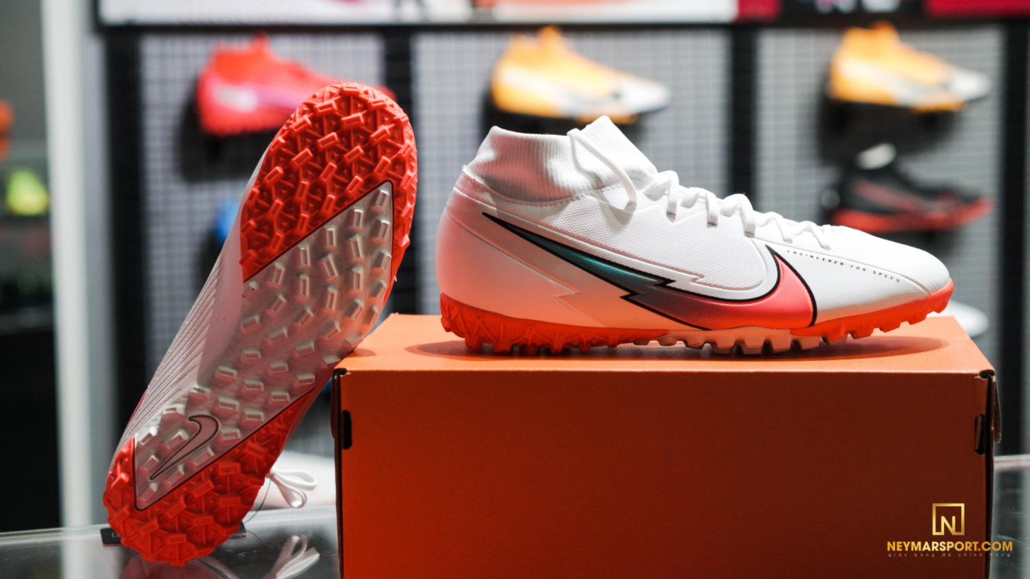 Giày đá banh Nike Mercurial Superfly 7 Academy TF The Flash Crimson