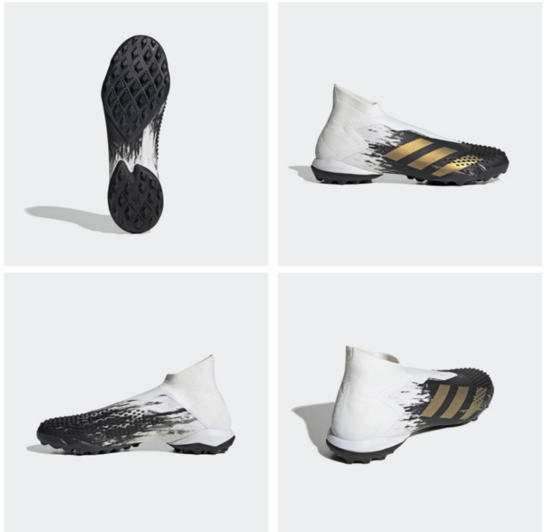 Adidas Predator 20+ TF Inflight - Footwear White/Gold Metallic/Core Black