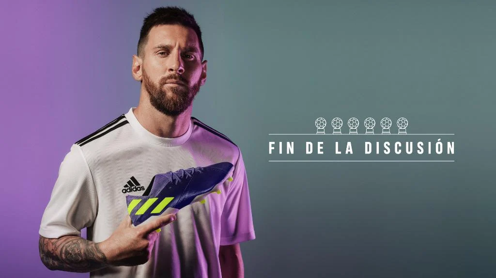 Giày đá bóng Adidas Nemeziz Messi 19.1 đánh dấu quả bóng vàng thứ 6 của Messi.
