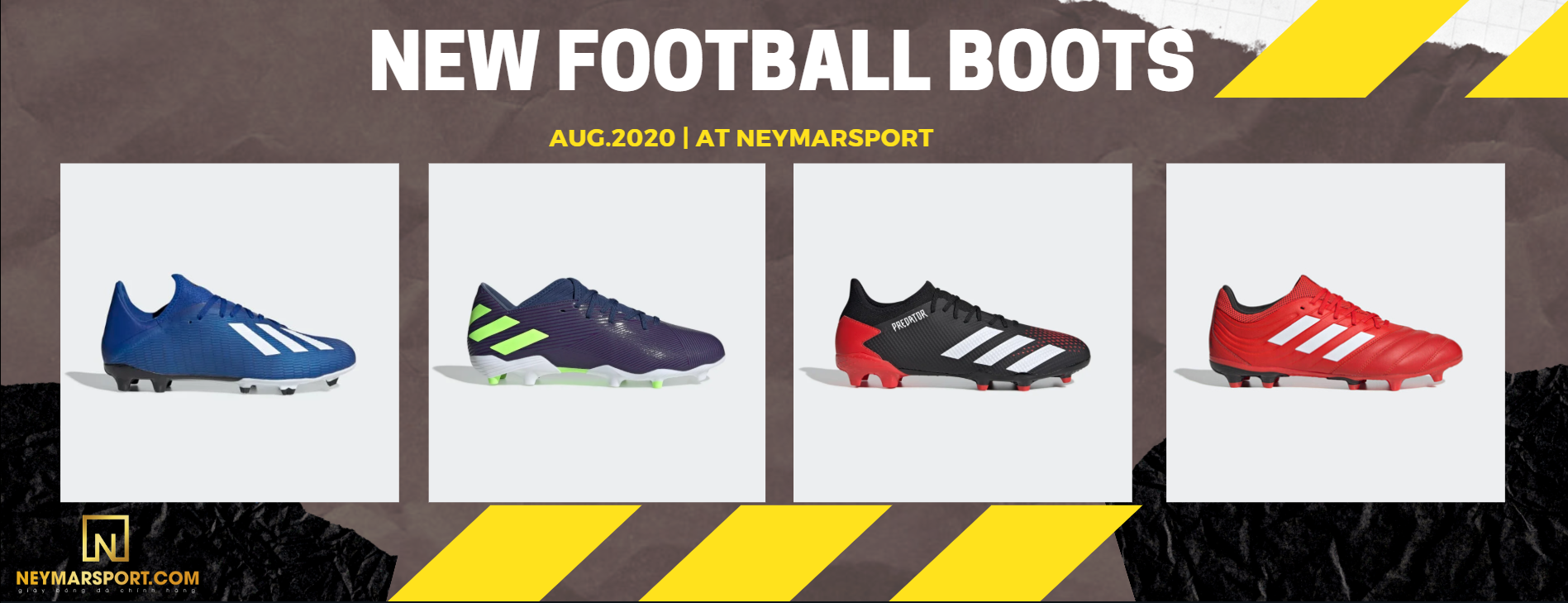 Những Mẫu Giày Cỏ Tự Nhiên Giá Rẻ Đang Lên Kệ Neymarsport Tháng 8/2020