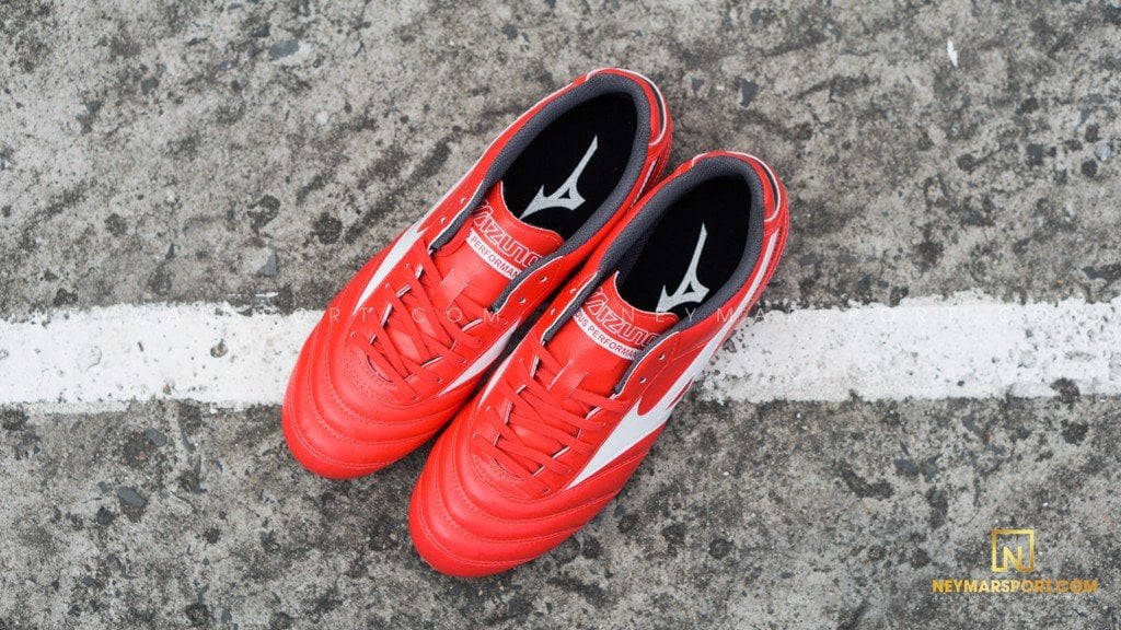 Giày đá bóng Mizuno Morelia Neo III Pro FG - Ignition Red/Black