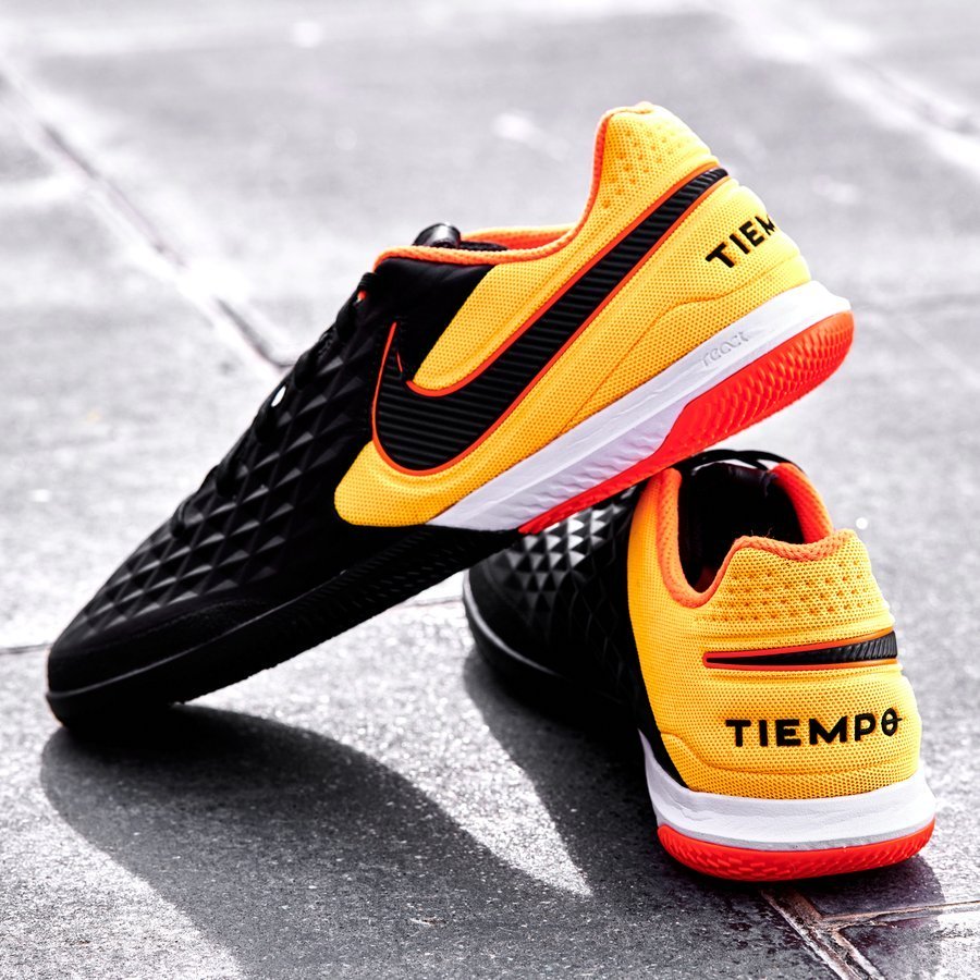 Nike Tiempo React Legend 8 Pro IC Nightfall - Black/Laser Orange 